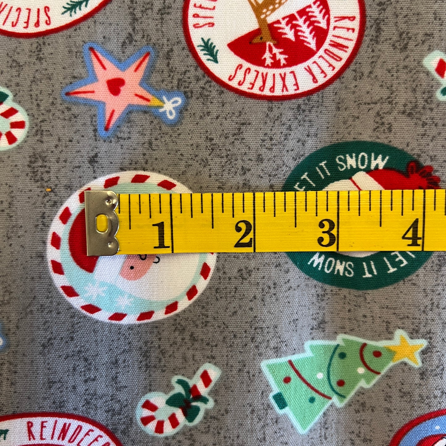 Let It Snow Stretch Jersey: 3.5 yds