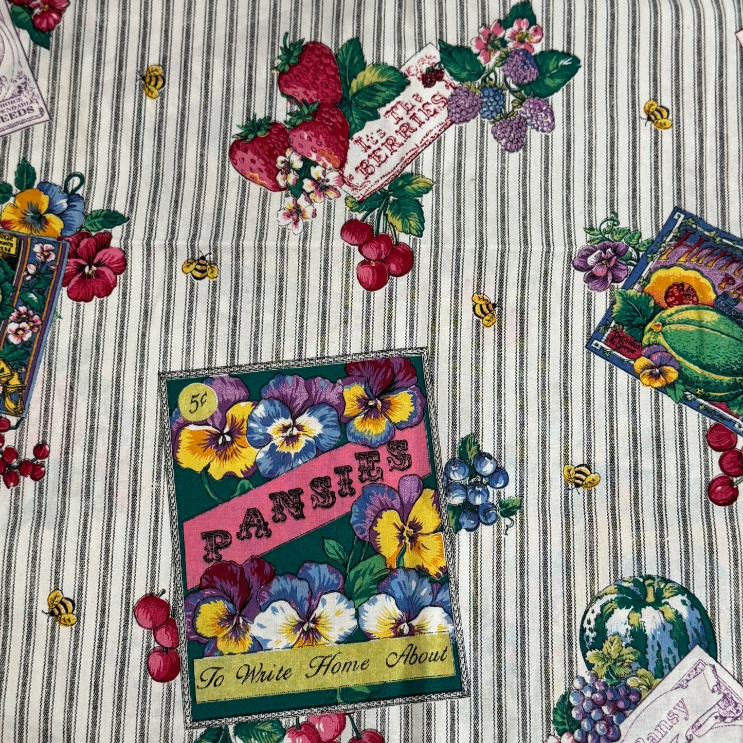 Farmers Market Cotton Blend: 1 yd