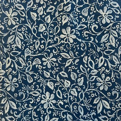 Blue Vines Floral Cotton: 3.75 yds