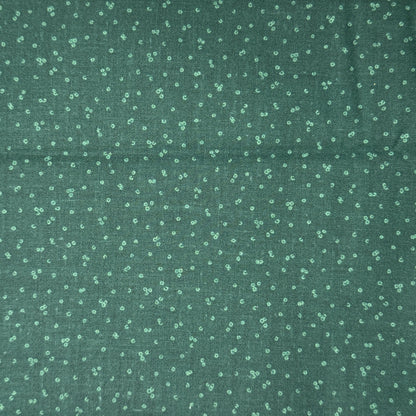 Green Bubbles Cotton Blend: 2 yds