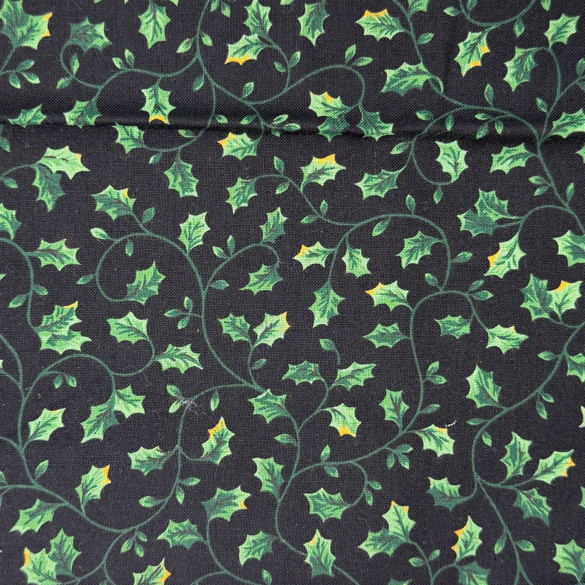 Winding Leaves Cotton: 1 yd