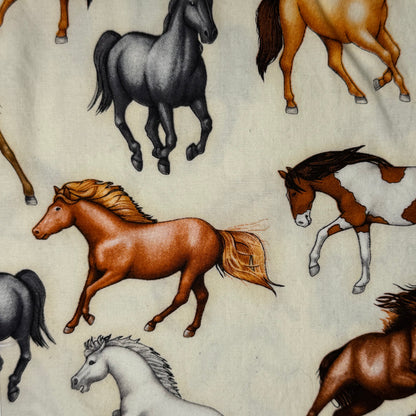 Horses Cotton: 1.5 yds
