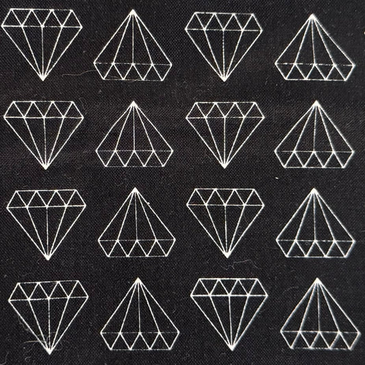 Diamonds Cotton Blend: 2.25 yds