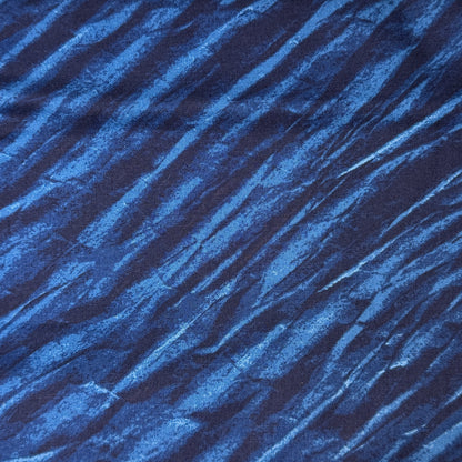 Blue Waves Cotton: 3 yds