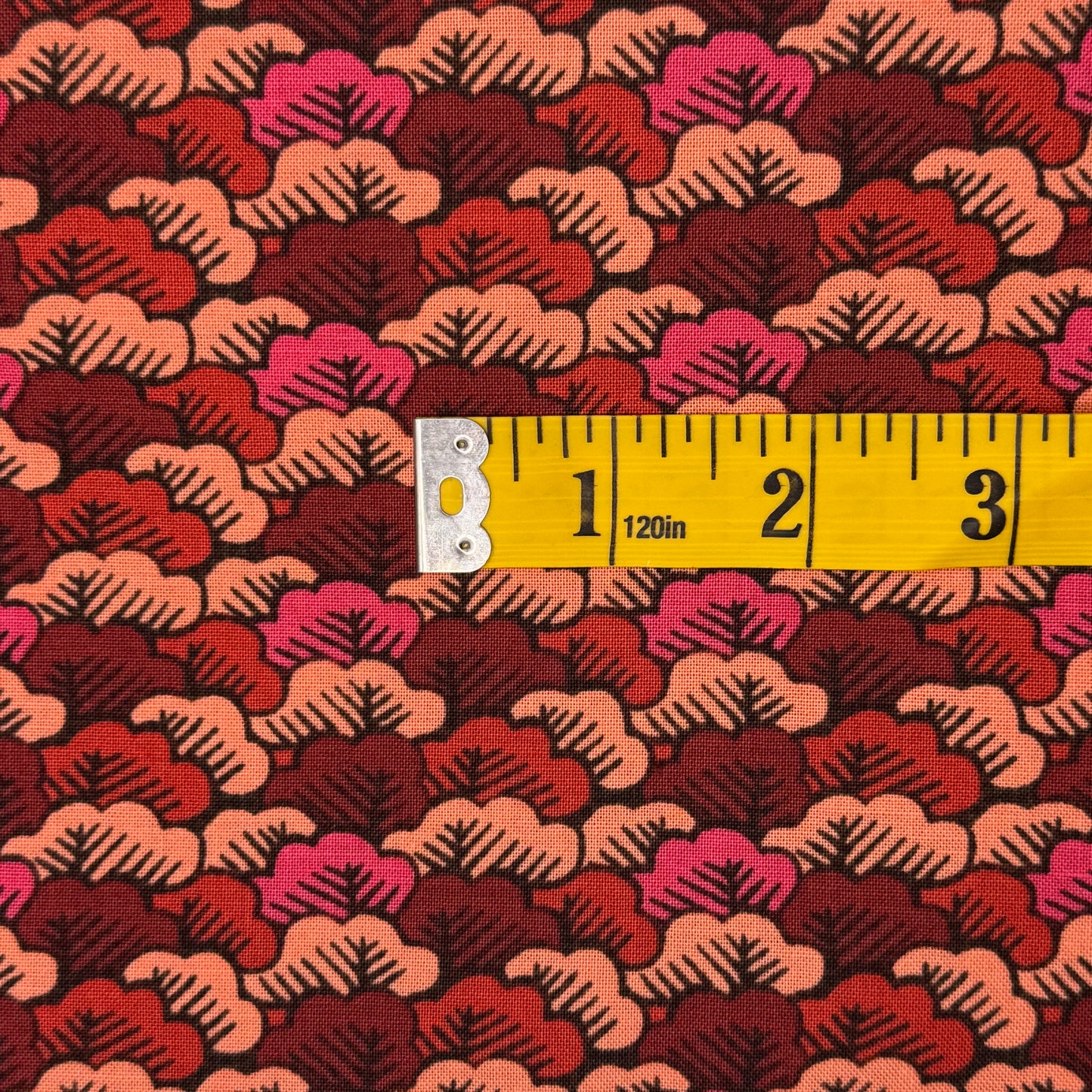Warm Tone Forest Cotton: 2 yds
