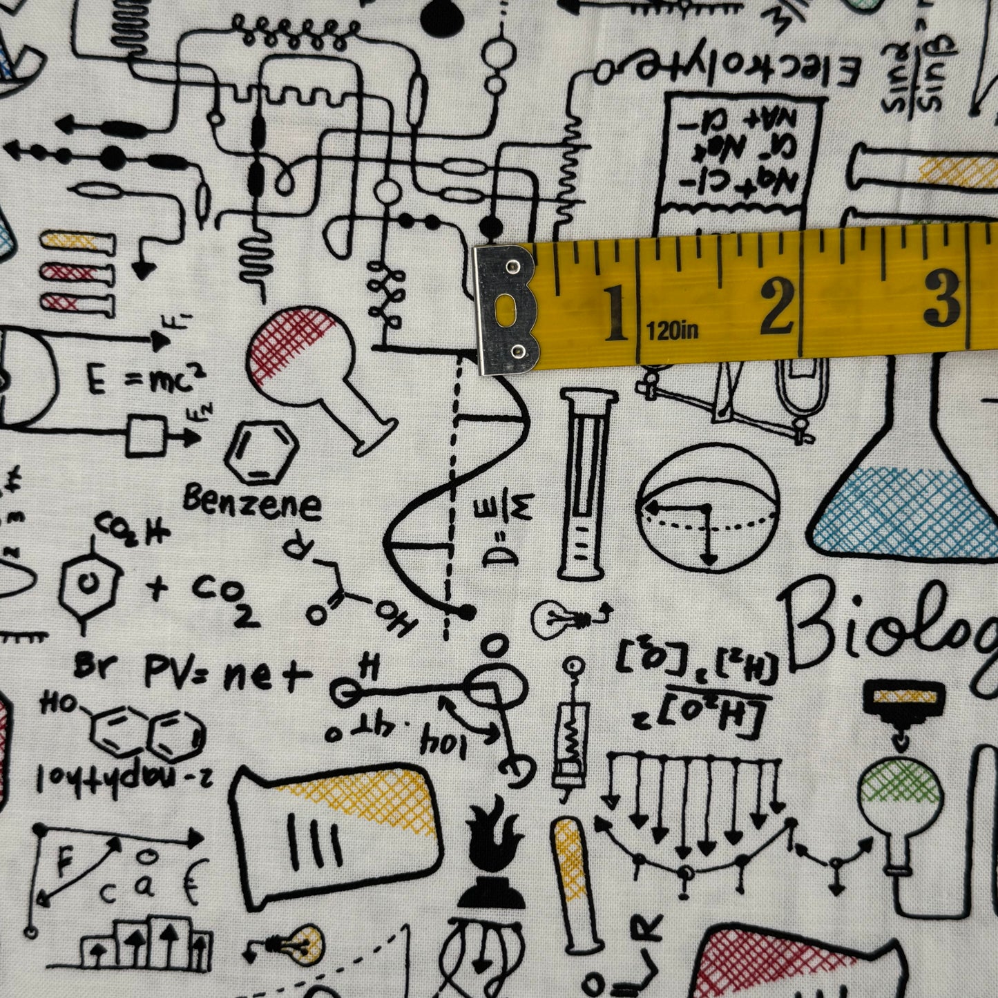 In the Lab Cotton: 1.25 yds