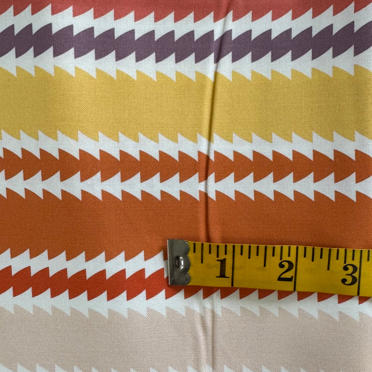 Blush Colored Geometric Cotton: 2 yds