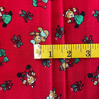 Festive Bears Cotton: 1.5 yds