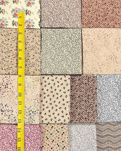 Vintage Prints Fat Quarter Cotton Bundle