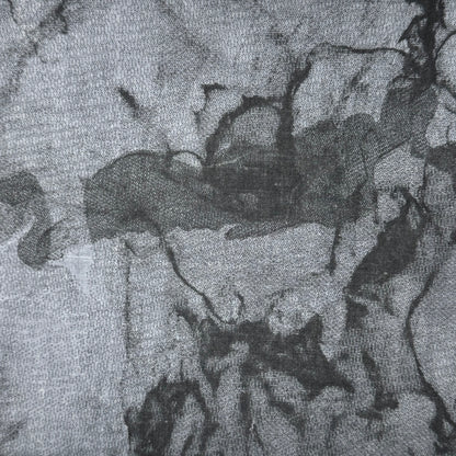Grey Marbled Cotton Blend: 1 yd