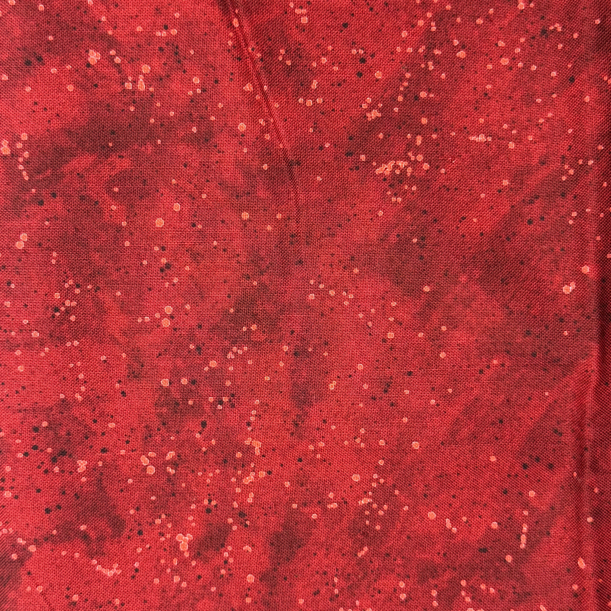 Tonal Red With Dots Cotton: 1 yd