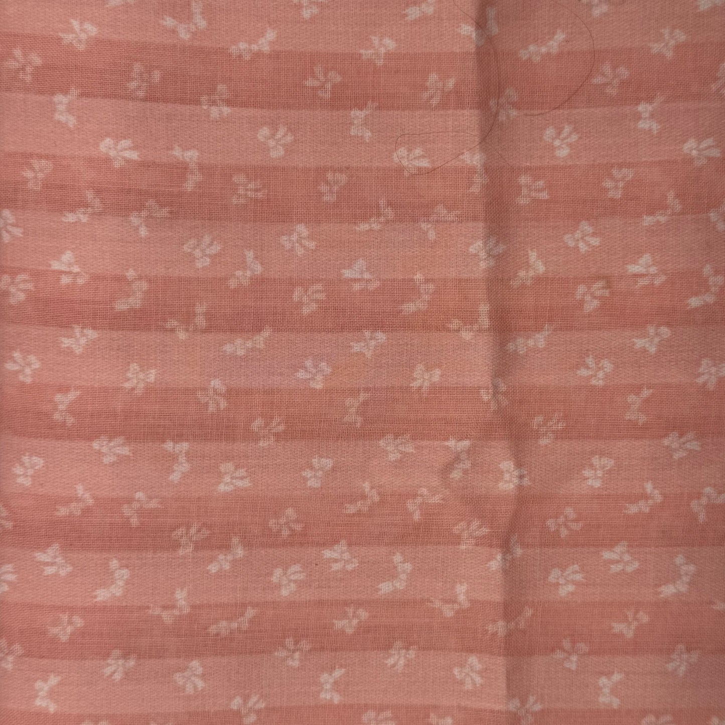 Pink Stripes & Bows Cotton Blend: 1 yd