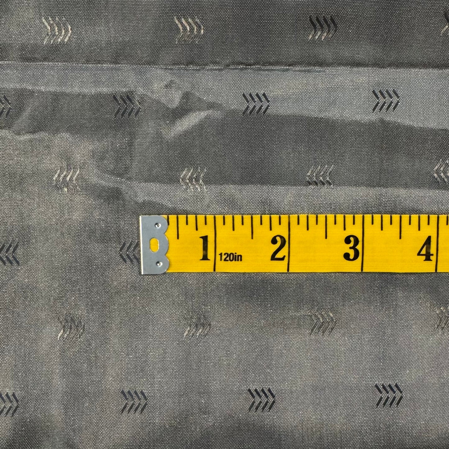 Gray With Arrows Poly: 1.5 yds