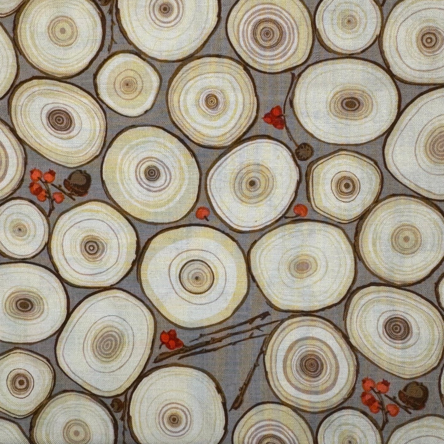 Tree Rings Cotton: 1.5 yds