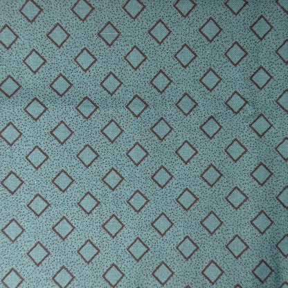 Dark Green With Black Diamonds Cotton: 1 yd
