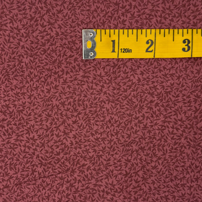 Mauve Mini Floral Cotton: 2 yds