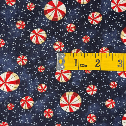 Peppermint Candies Cotton: 1 yd