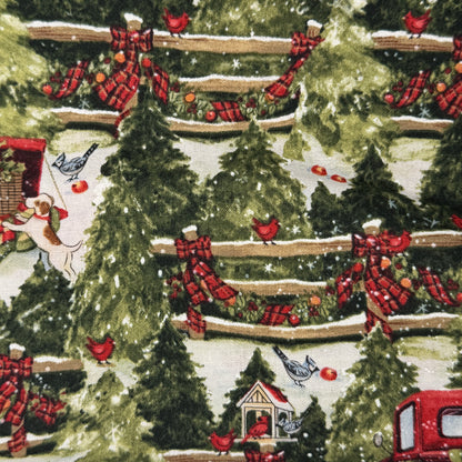 Tree Farm Cotton: 2 yds