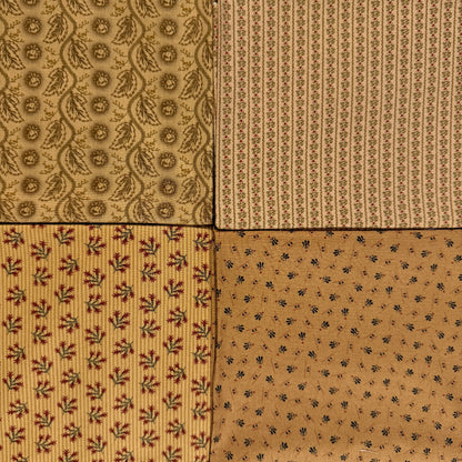 Cream Floral Half-Yard Bundle