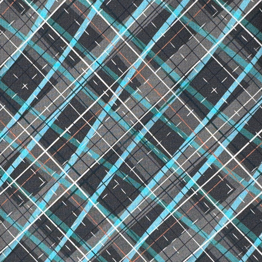 Diamond Plaid Cotton: 2.5 yds