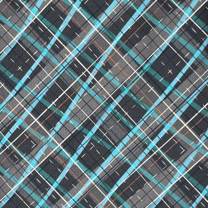 Diamond Plaid Cotton: 2 yds