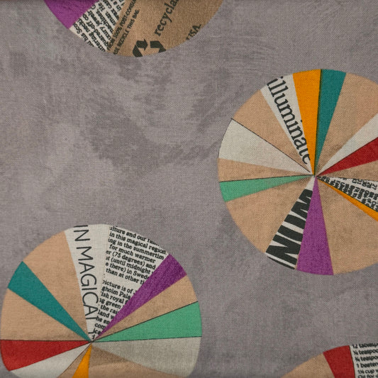 Color Wheel Cotton: 1 yd
