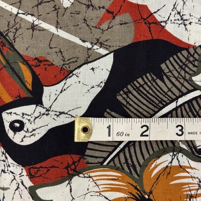 Multicolor Tropical Print Cotton: 1.5 yds