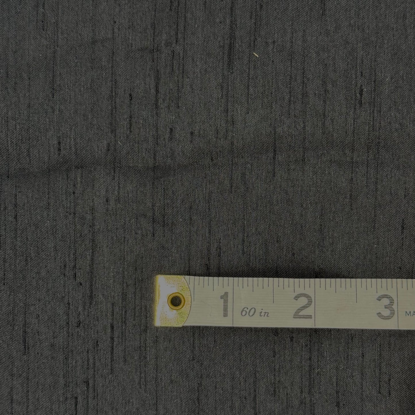 Lightweight Black Slubby Poly: 1.5 yds