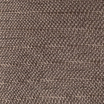 Brown Woven Stripe Poly Suiting: 2 yds