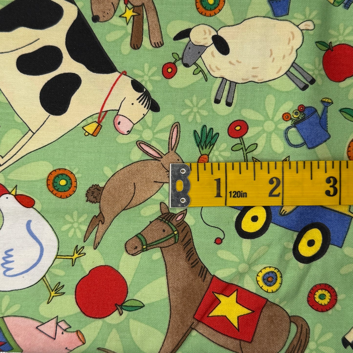 Farm Animals Cotton: 1.5 yds