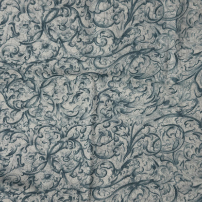 Blue Swirls Cotton Blend: 1 yd