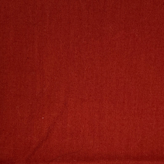 Rusty Red Cotton: 2 yds