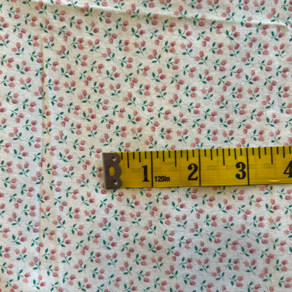 Pink Mini Floral Cotton: 1.5 yds