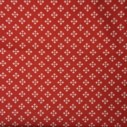 Salmon Diamonds Cotton: 2 yds