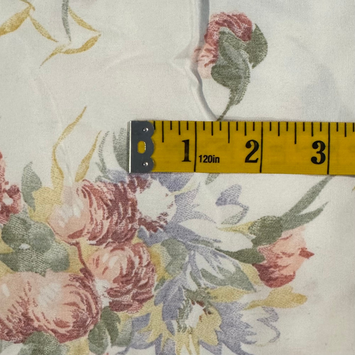 Faded Floral Rayon Blend: 4.5 yds