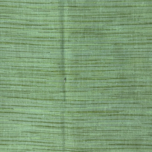 Green Tonal Stripes Cotton Blend: 1 yd