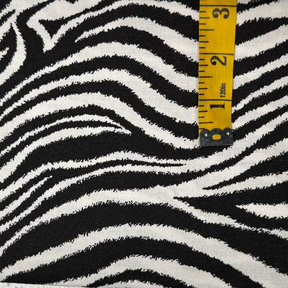 Zebra Stripe Cotton Blend: 2 yds