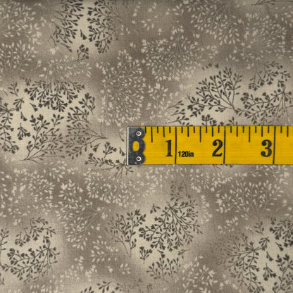 Tonal Beige With Branches Cotton: 1 yd