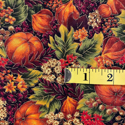 Fall Harvest Cotton: 1 yd