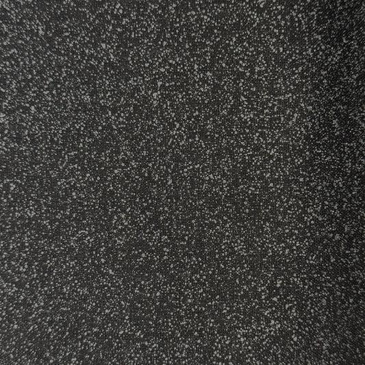 Lightweight Sheer Black with Texture Speckles Poly Blend: 5 yds