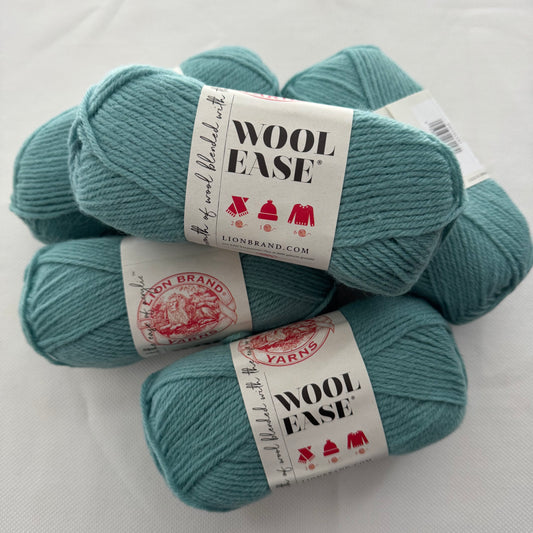 Lion Brand Wool Ease Yarn in Succulent: 5 Skeins