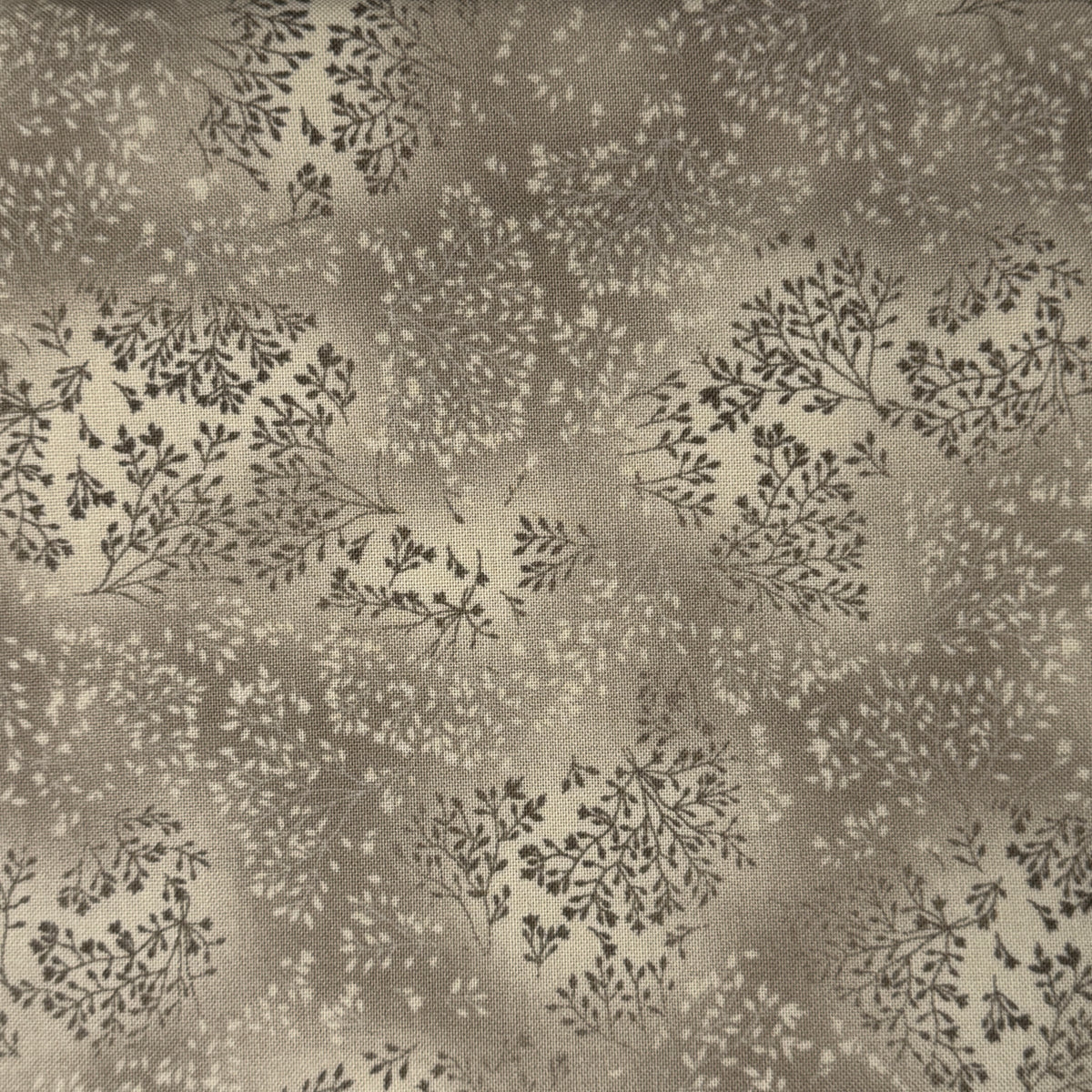 Tonal Beige With Branches Cotton: 1 yd