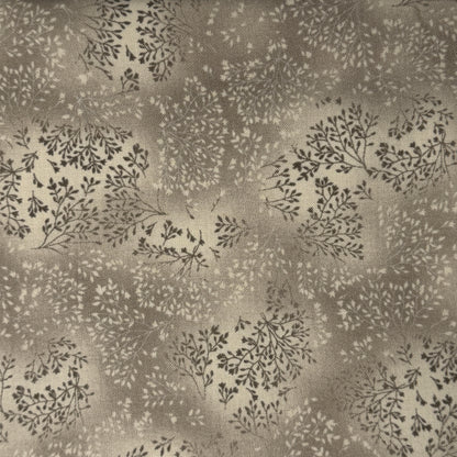 Tonal Beige With Branches Cotton: 1 yd