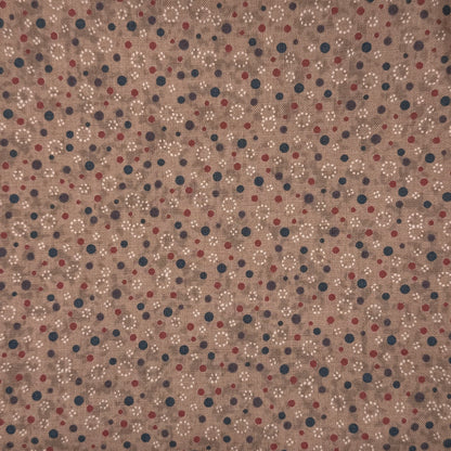 Blue, Pink & Purple Dots Cotton: 2 yds