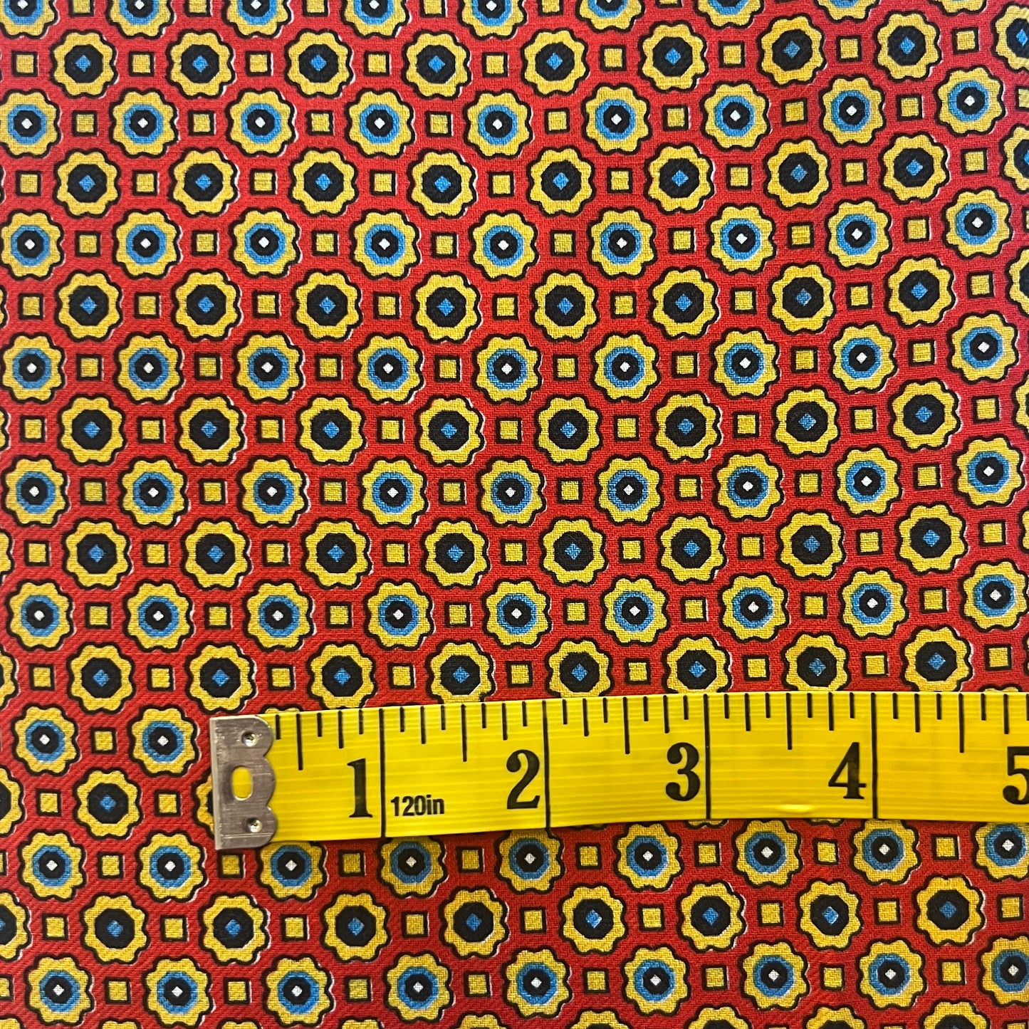 Fancy Geometric Cotton: 2.5 yds