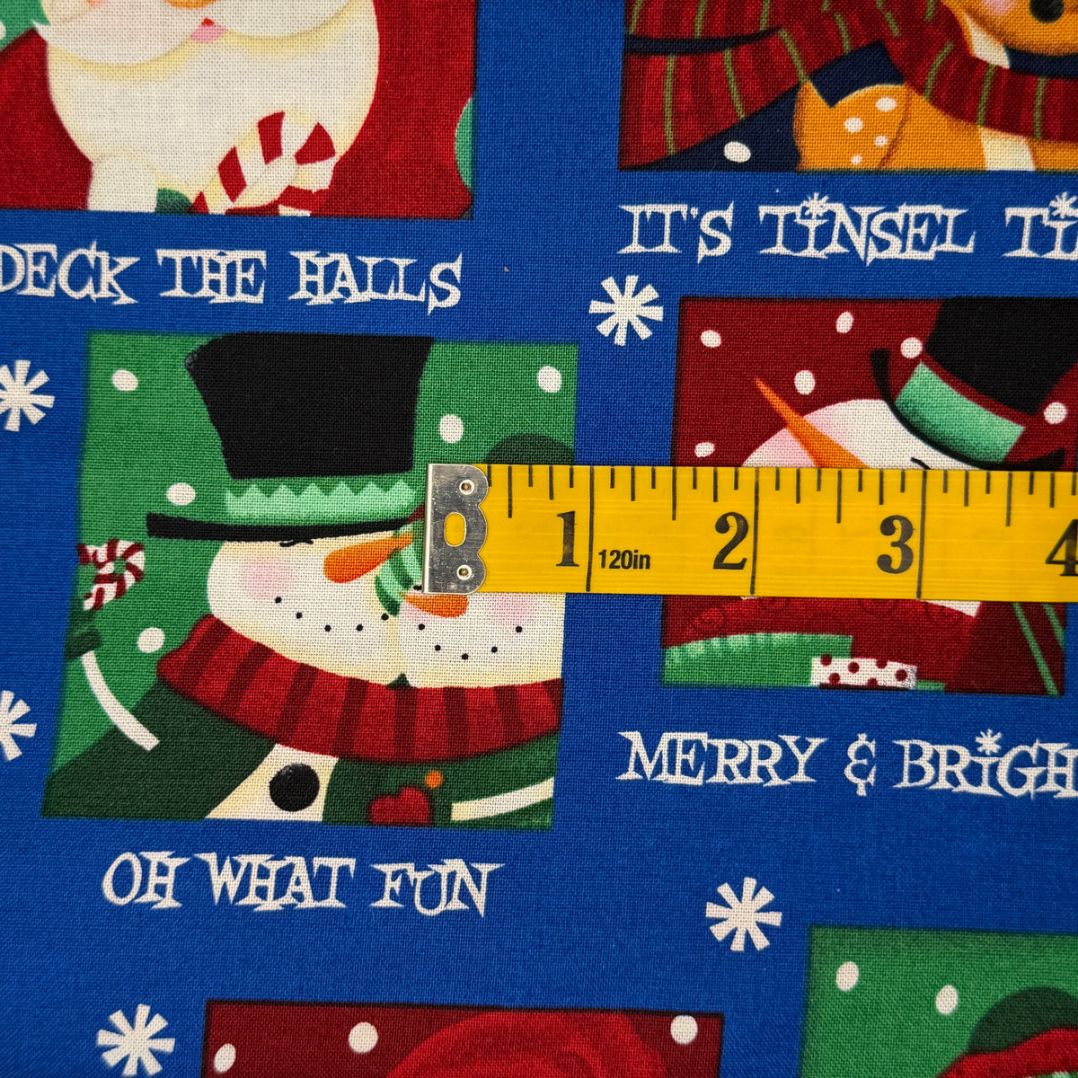 Deck the Halls Cotton Blend: 1.5 yds