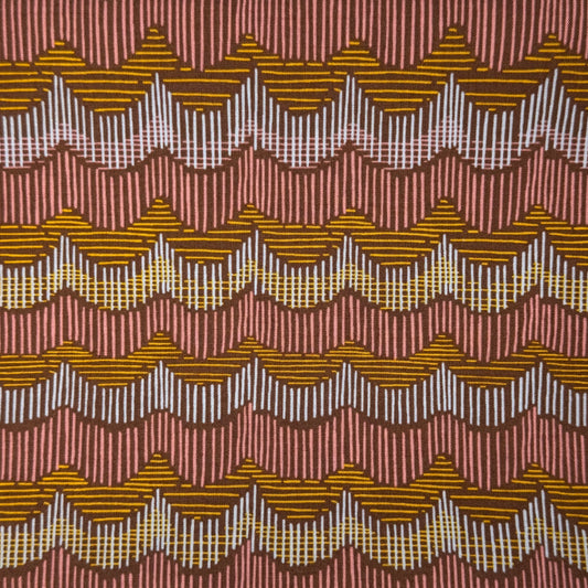 Groovy Waves Cotton: 3 yds