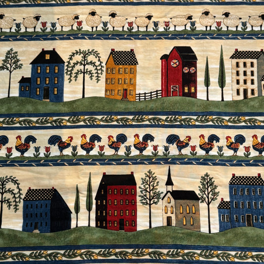 Saltbox Farm Striped Cotton: 2 yds