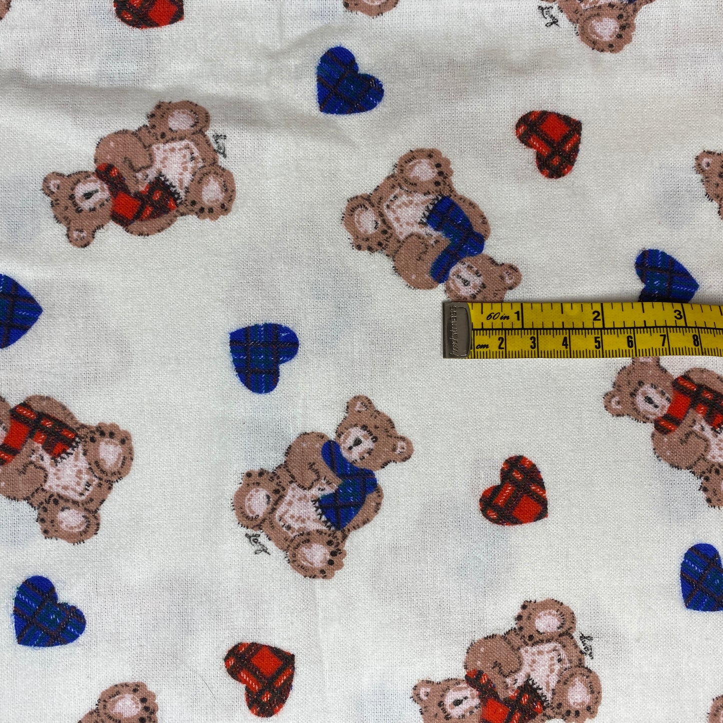Teddy Bear Flannel: 1.5 yds