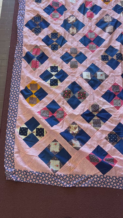 Lattice Squares Quilt Top